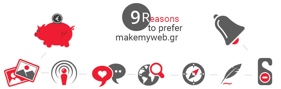 Γιατί να επιλέξετε την εταιρία κατασκευής ιστοσελίδων Make my Web, 9 λόγοι για να επιλέξετε την εταιρία μας