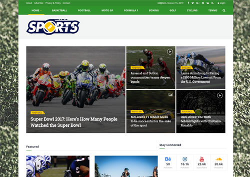 Κατασκευή sports portal