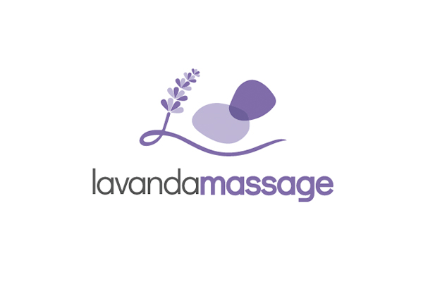 logo σχεδιασμός lavandamassage